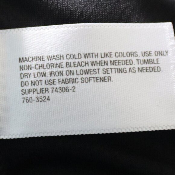 Made for Life Quick-Dri Zip up jacket black and white size Petite medium - Picture 3 of 12